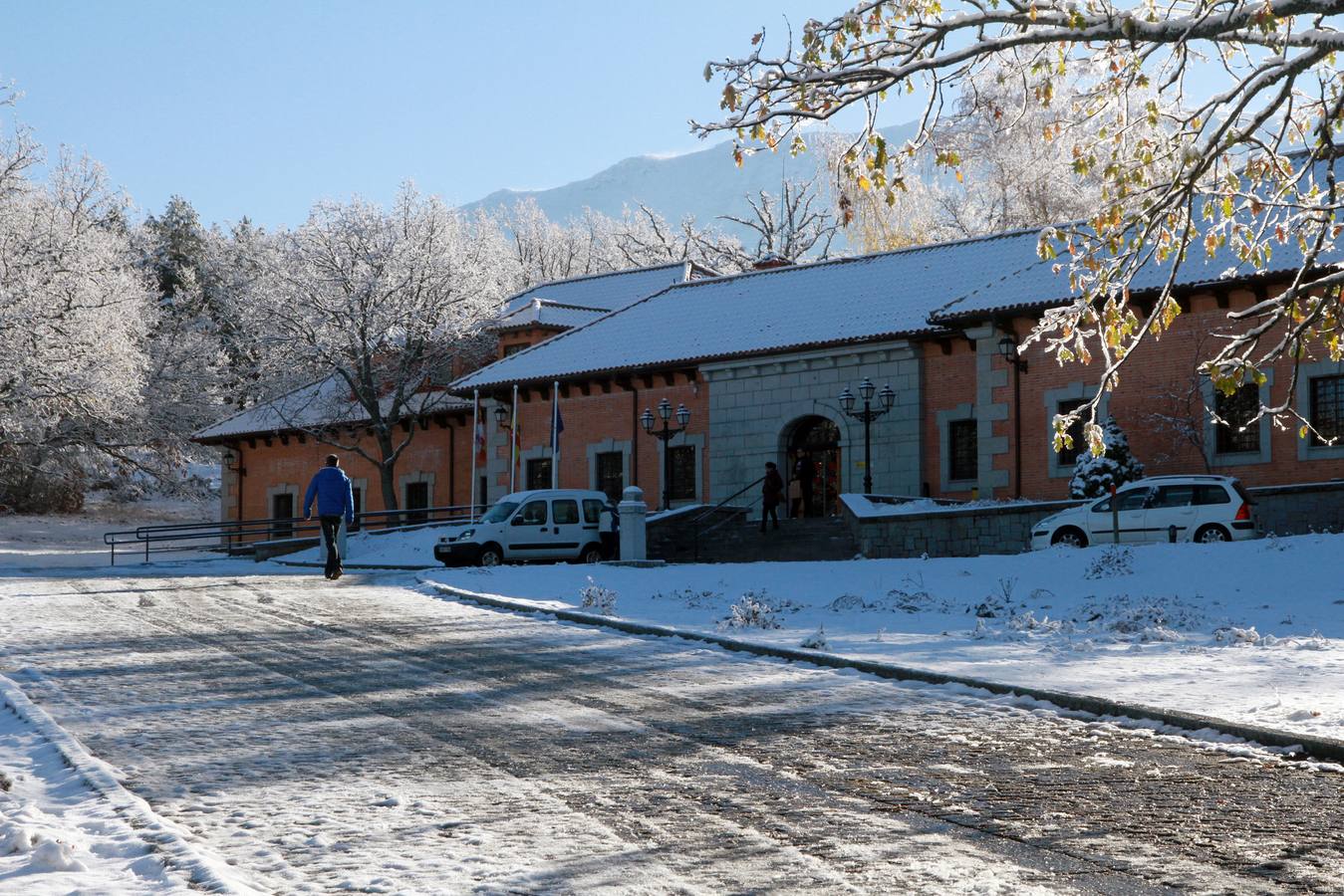 Segovia recibe las primeras nieves de la temporada