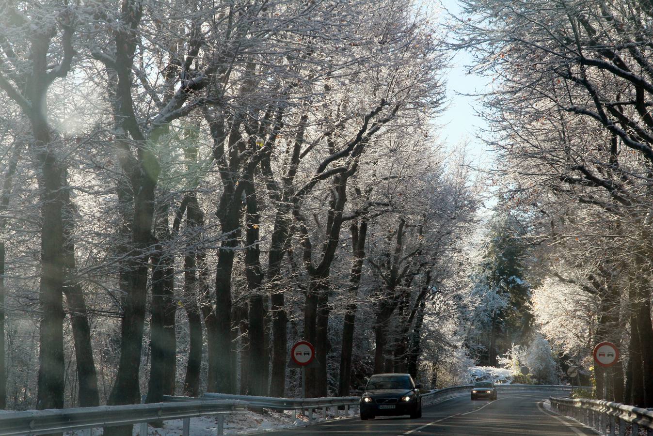 Segovia recibe las primeras nieves de la temporada