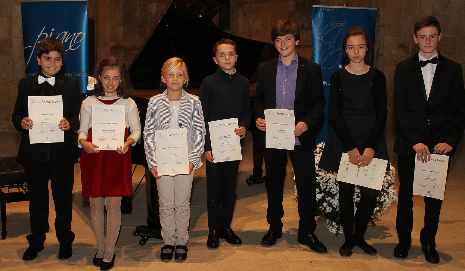 Ganadores del XIX Premio Infantil de Piano Santa Cecilia