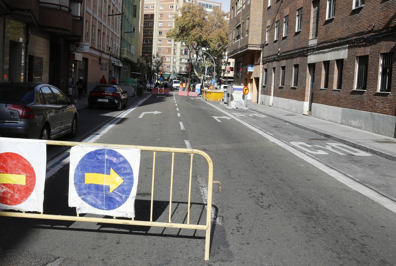 Obras de asfaltado para habilitar un tercer carril en la Circular