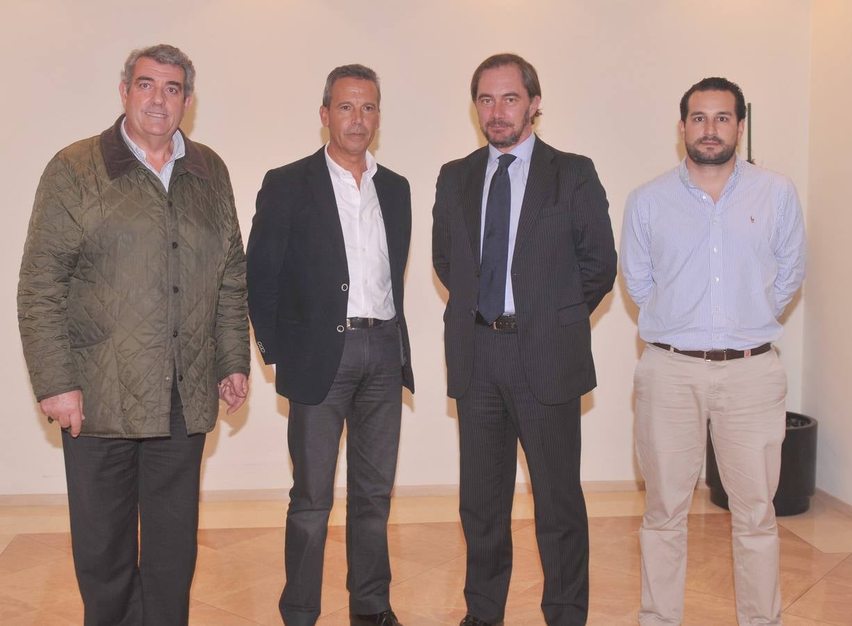 Joaquín Lorenzo, Santiago Matesanz, David de la Calle y Pablo Redondo, de Calidad Pascual.