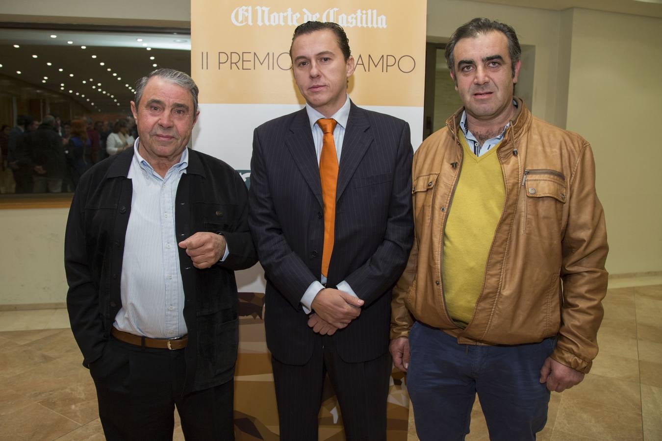 José Antonio Arenas Sobrino, Alberto Jiménez Arenas y Félix Jiménez Arenas, de Asaja.