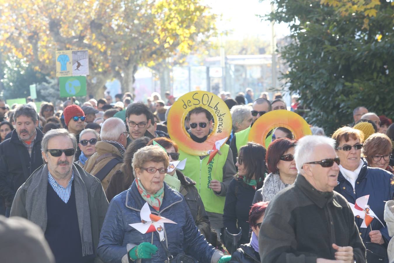 Marcha del clima 2015 en Valladolid