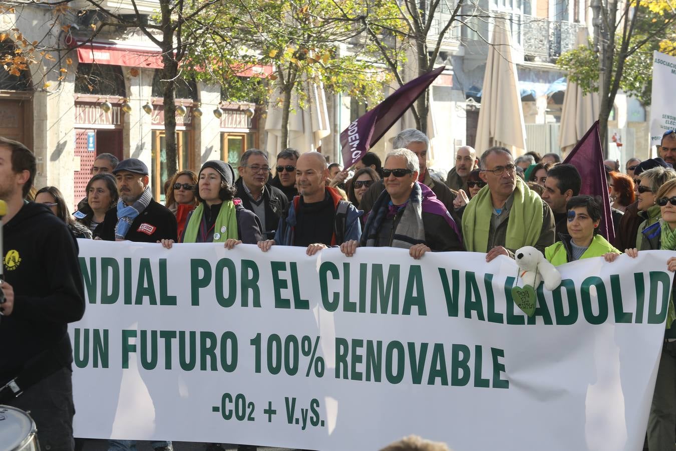 Marcha del clima 2015 en Valladolid