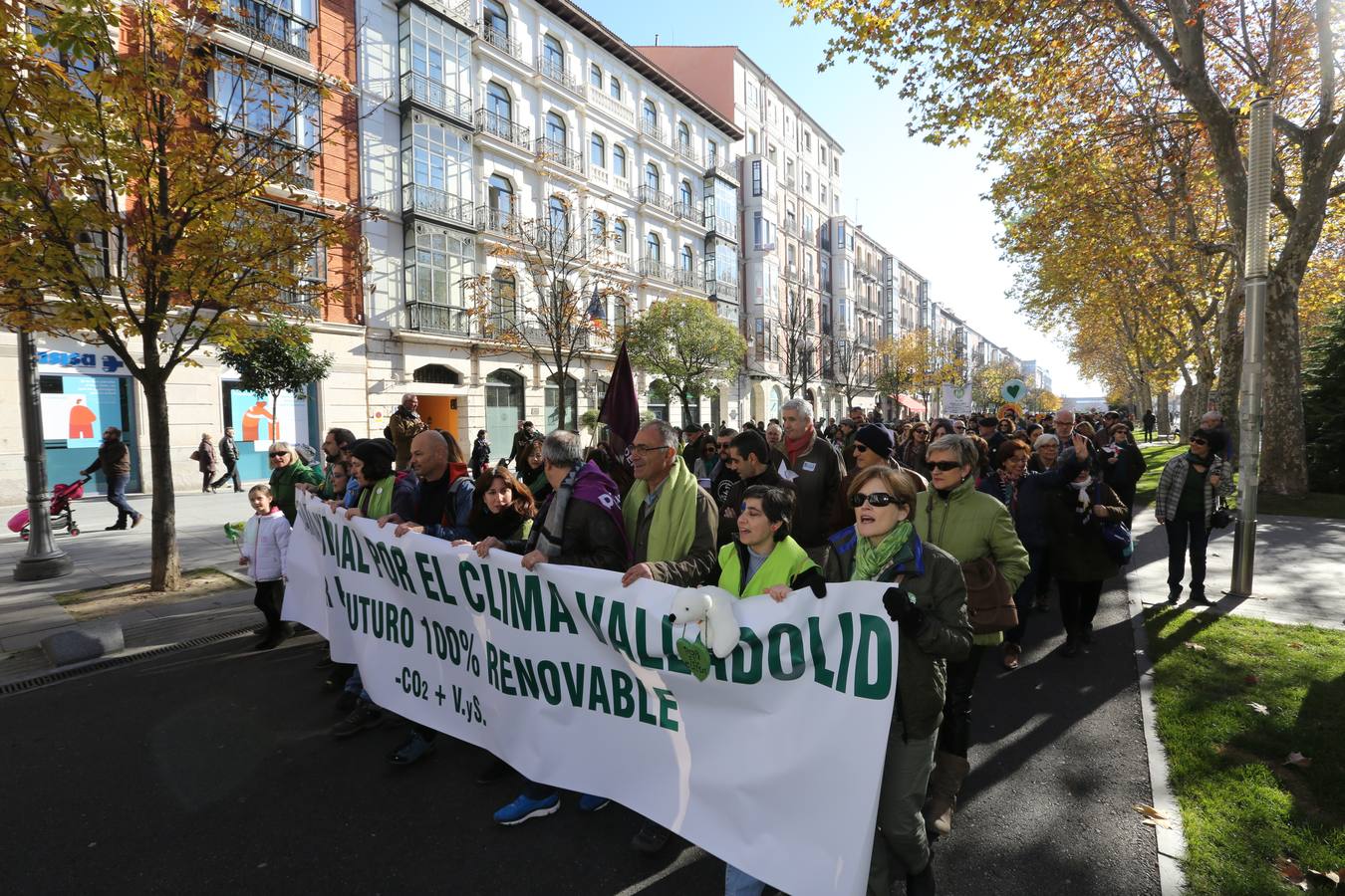 Marcha del clima 2015 en Valladolid