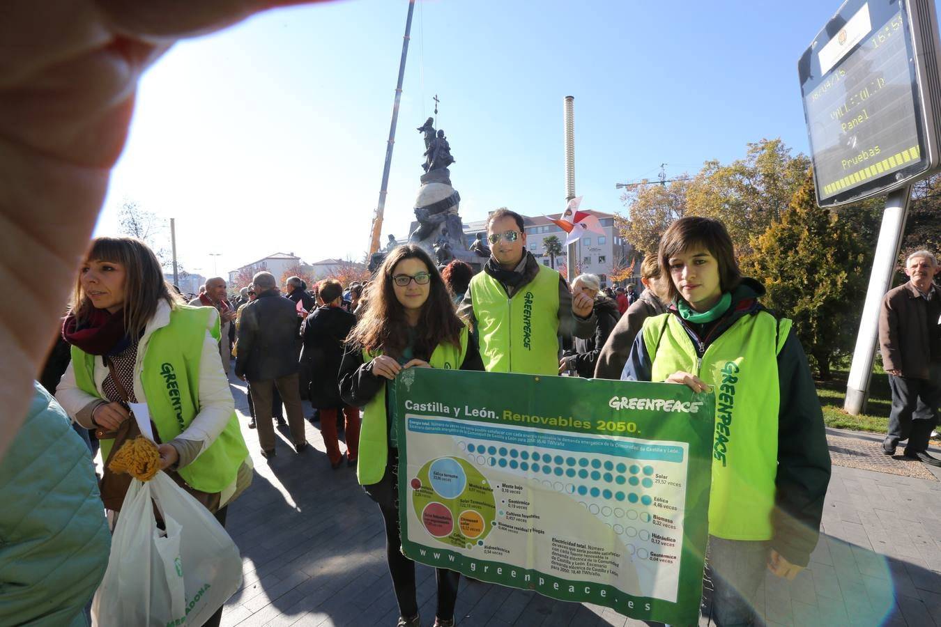 Marcha del clima 2015 en Valladolid