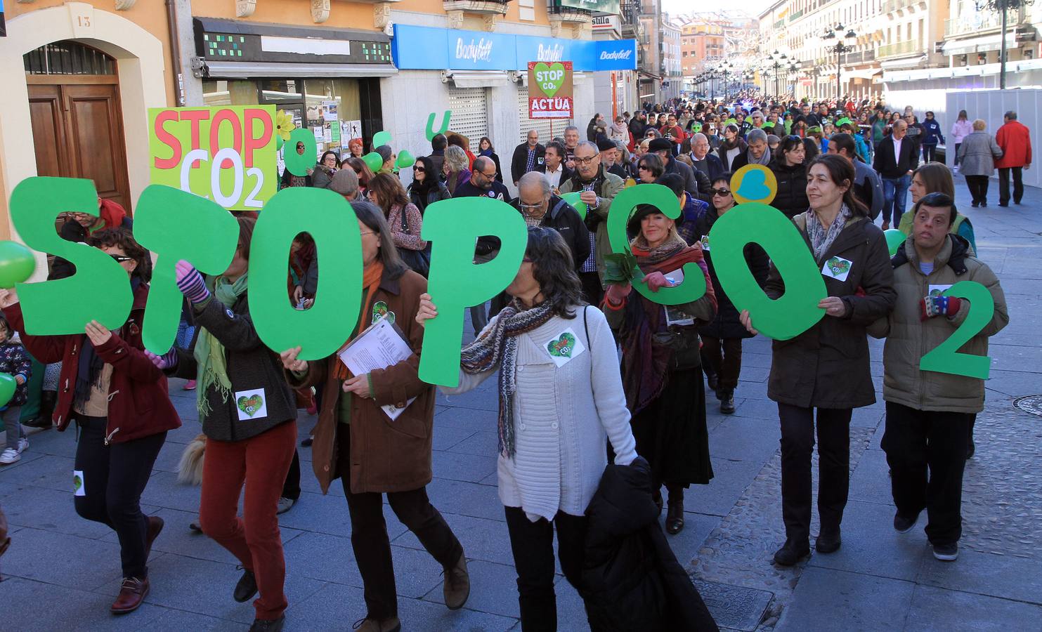 Marcha del Clima en Segovia