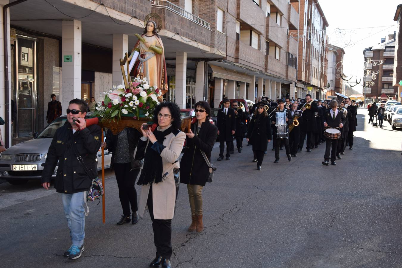 Santa Cecilia llena de música las calles de Guardo (Palencia)