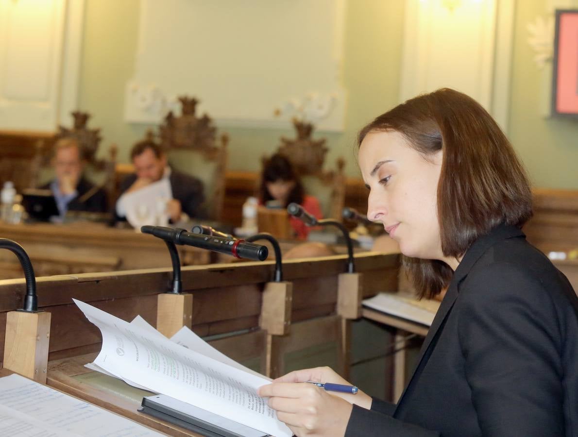 Pleno en el Ayuntamiento de Valladolid