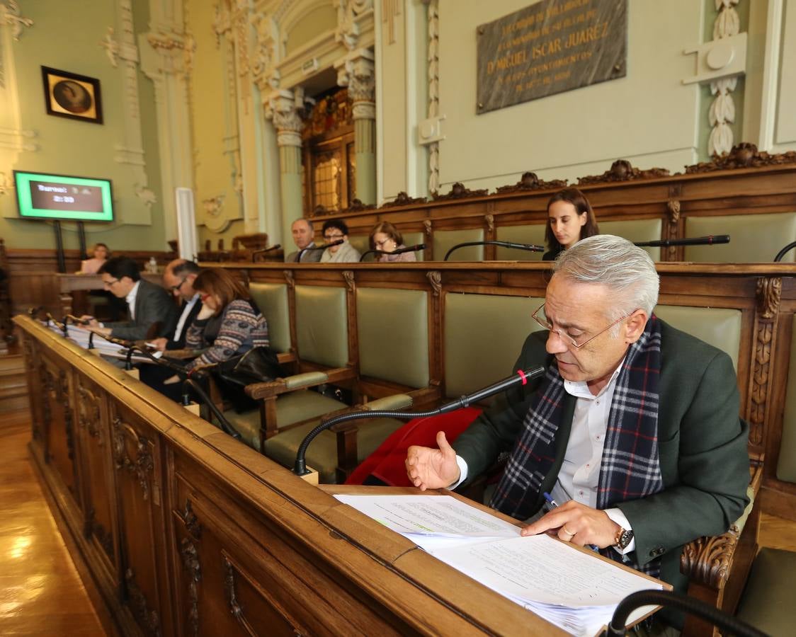 Pleno en el Ayuntamiento de Valladolid