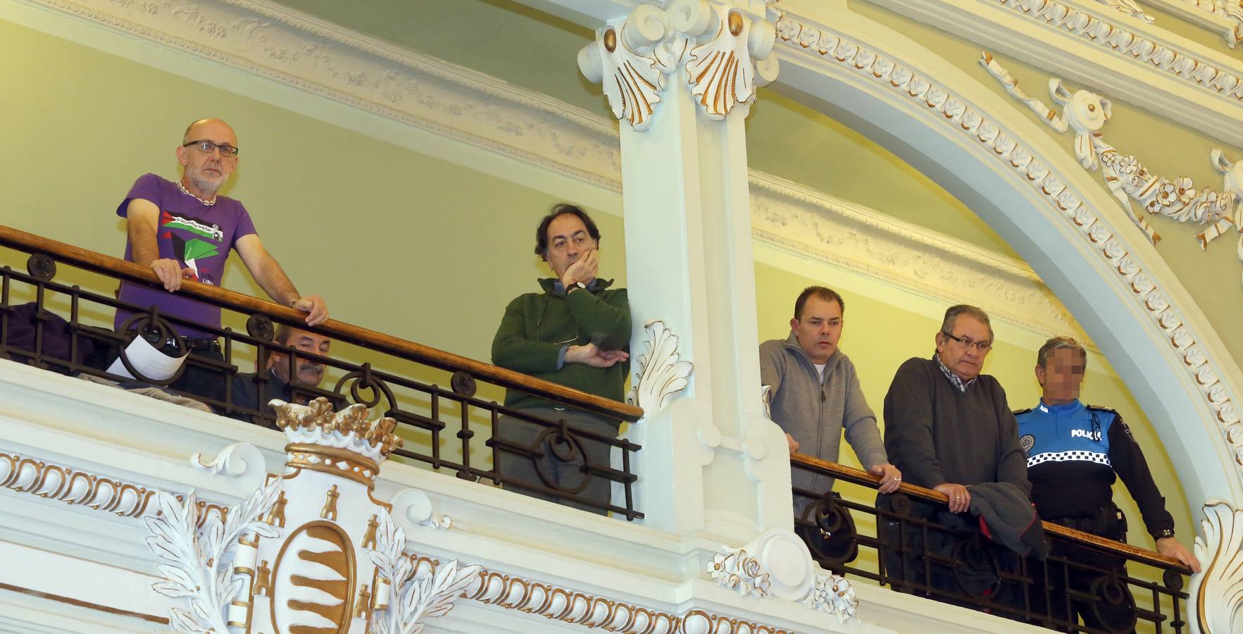 Pleno en el Ayuntamiento de Valladolid