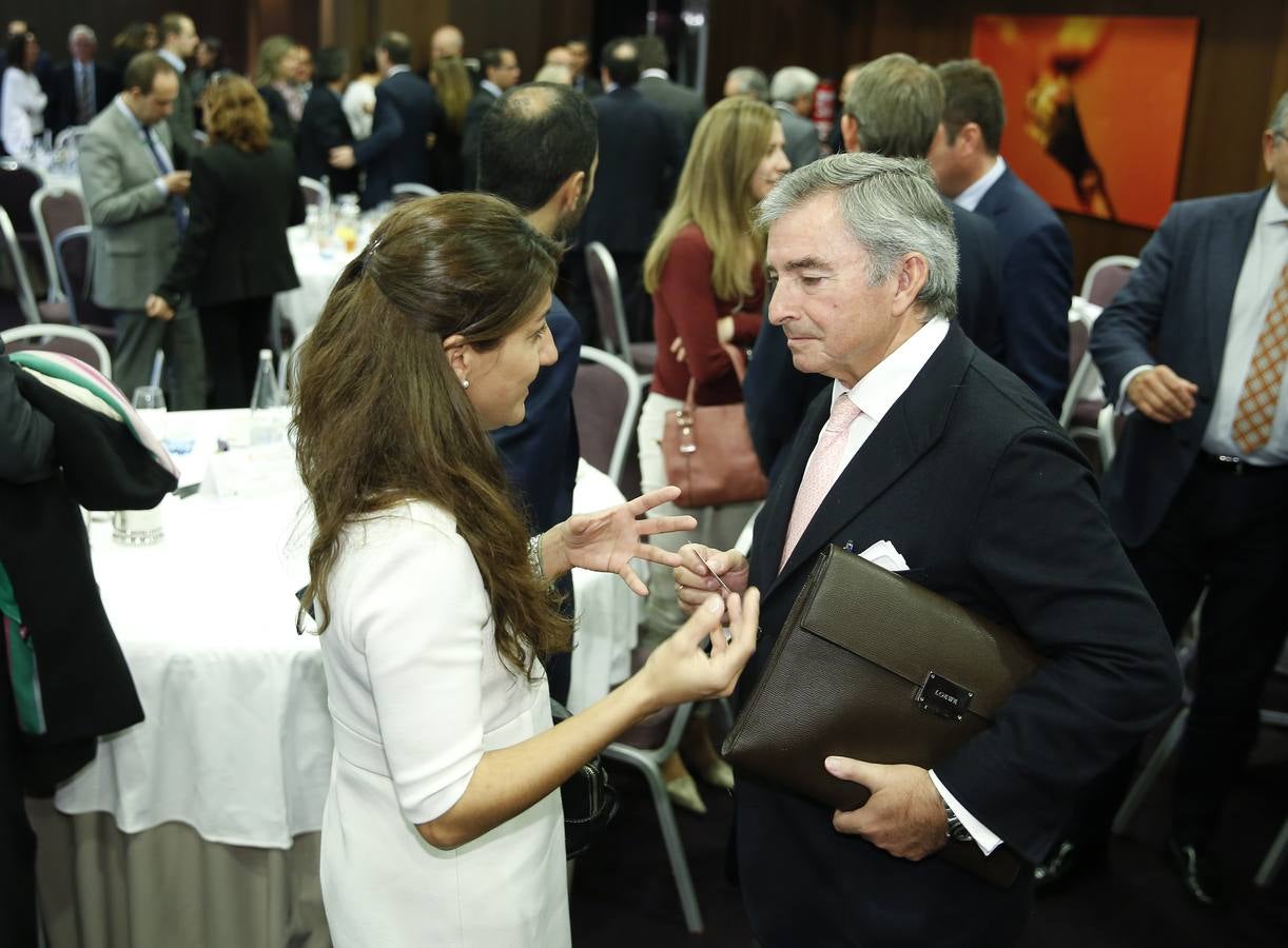 El presidente del Círculo de Empresarios, Javier Vega de Seoane, en el Foro Económico de El Norte de Castilla