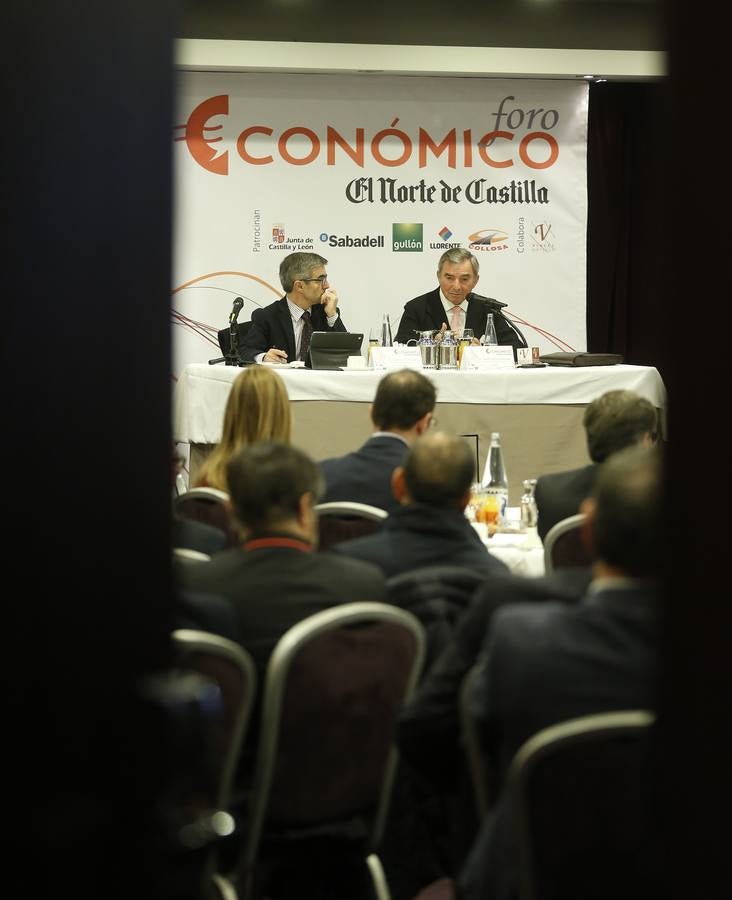 El presidente del Círculo de Empresarios, Javier Vega de Seoane, en el Foro Económico de El Norte de Castilla