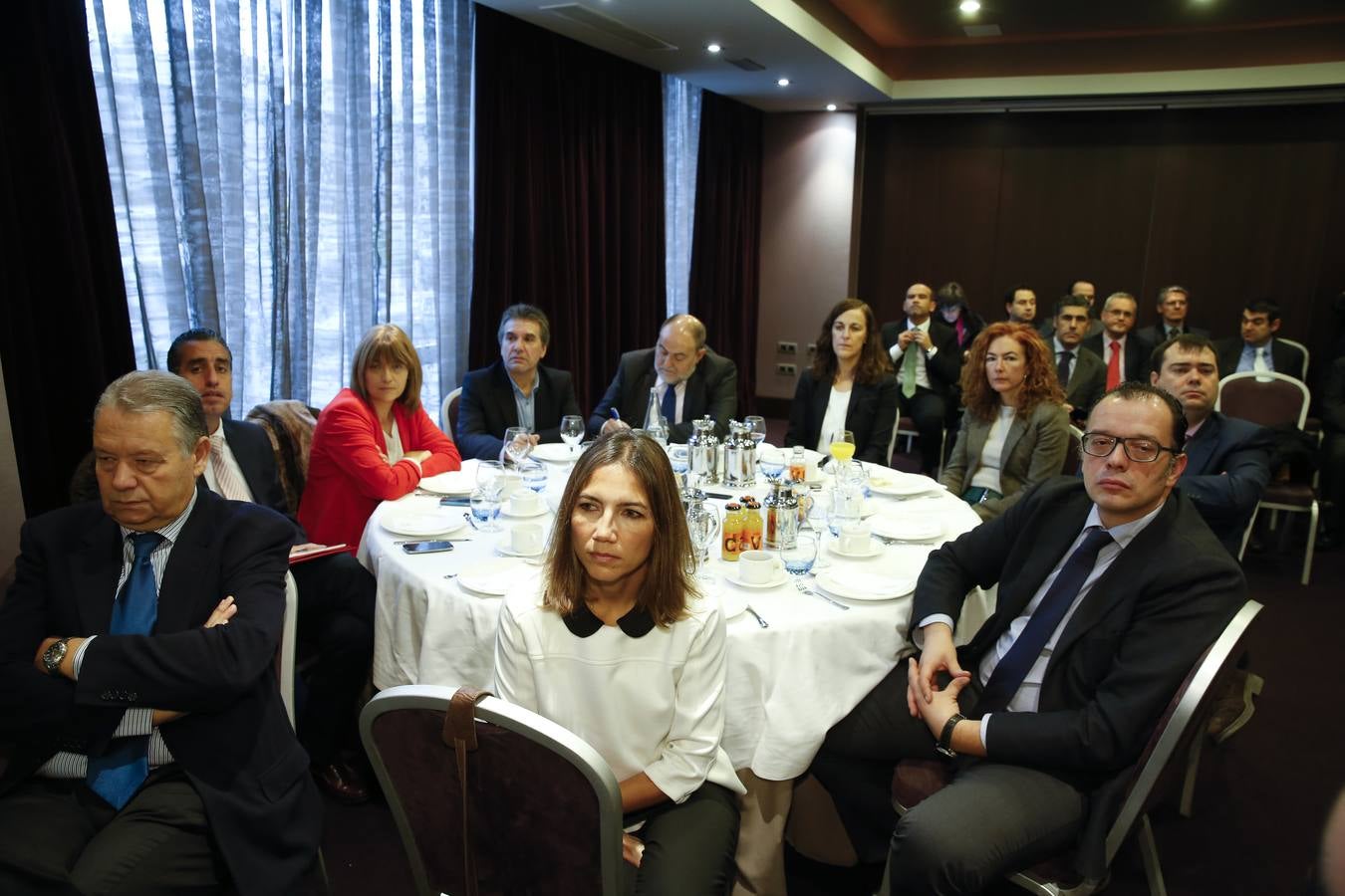 El presidente del Círculo de Empresarios, Javier Vega de Seoane, en el Foro Económico de El Norte de Castilla