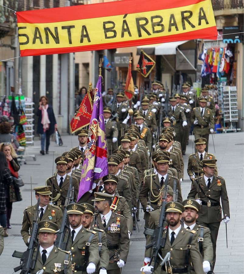 Los artilleros de Segovia celebran Santa Bárbara