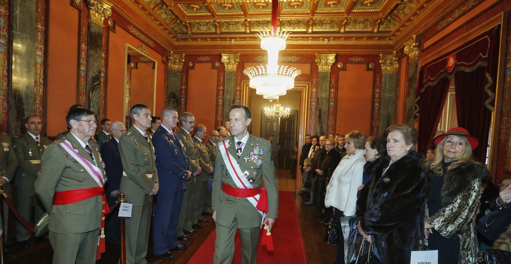 Acto militar en Valladolid con motivo de la Fiesta de la Inmaculada Concepción