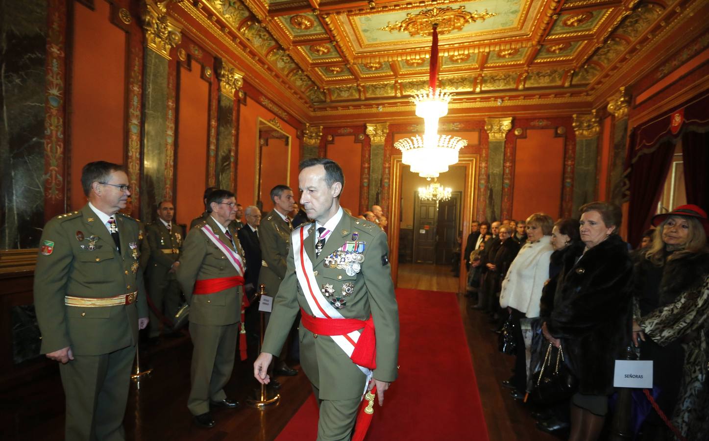 Acto militar en Valladolid con motivo de la Fiesta de la Inmaculada Concepción