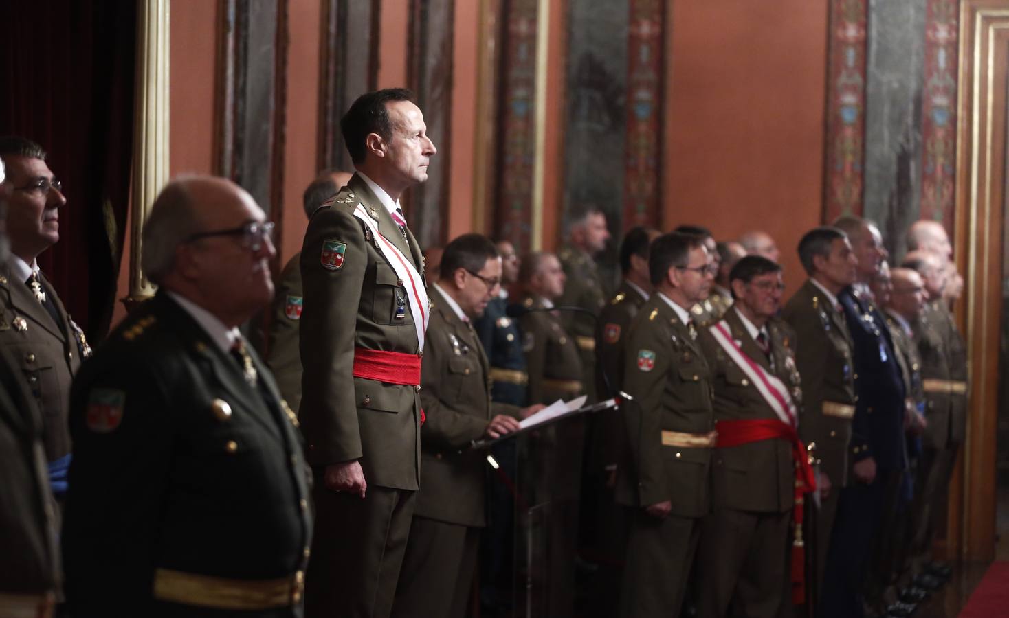 Acto militar en Valladolid con motivo de la Fiesta de la Inmaculada Concepción