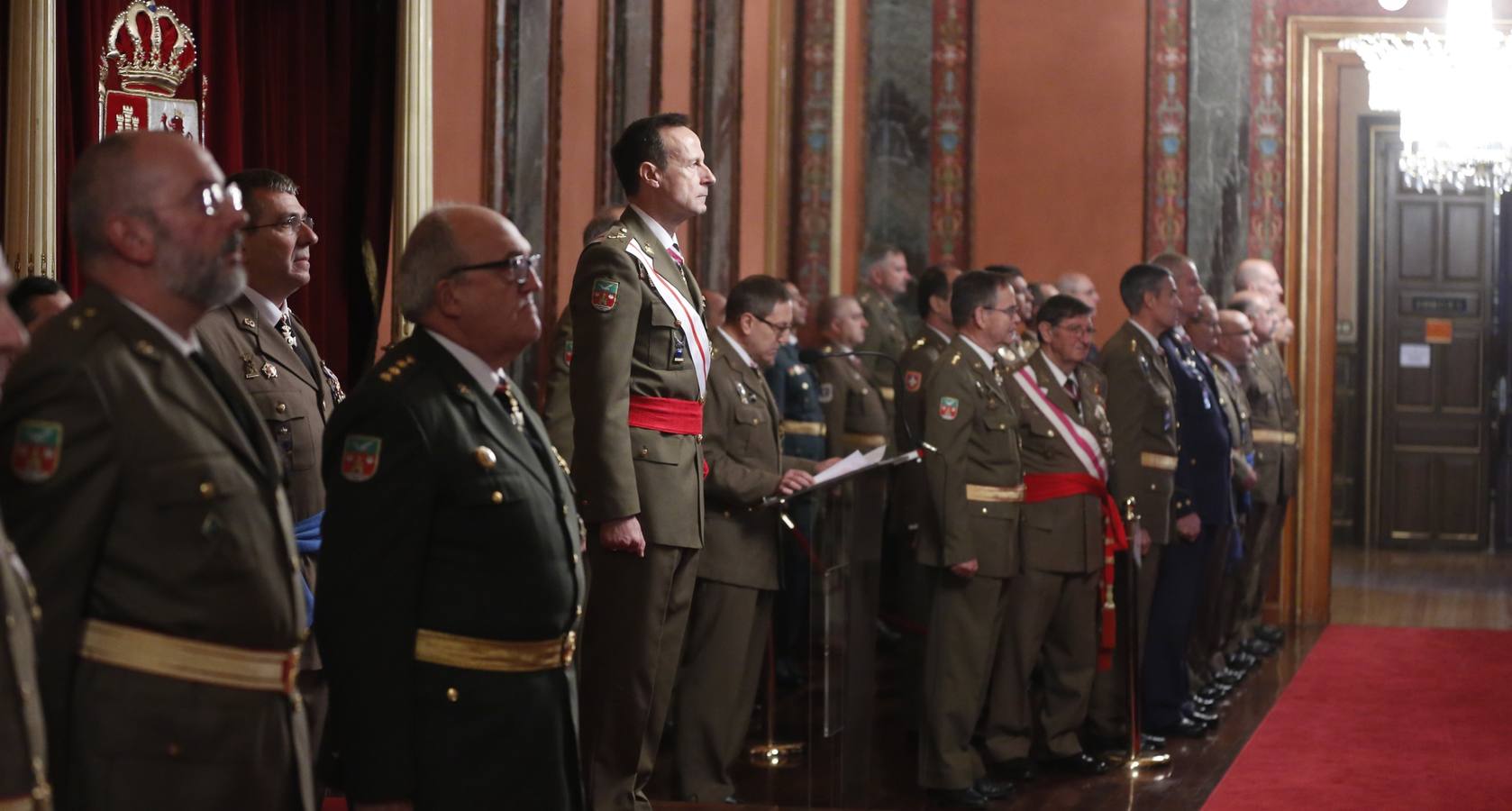 Acto militar en Valladolid con motivo de la Fiesta de la Inmaculada Concepción