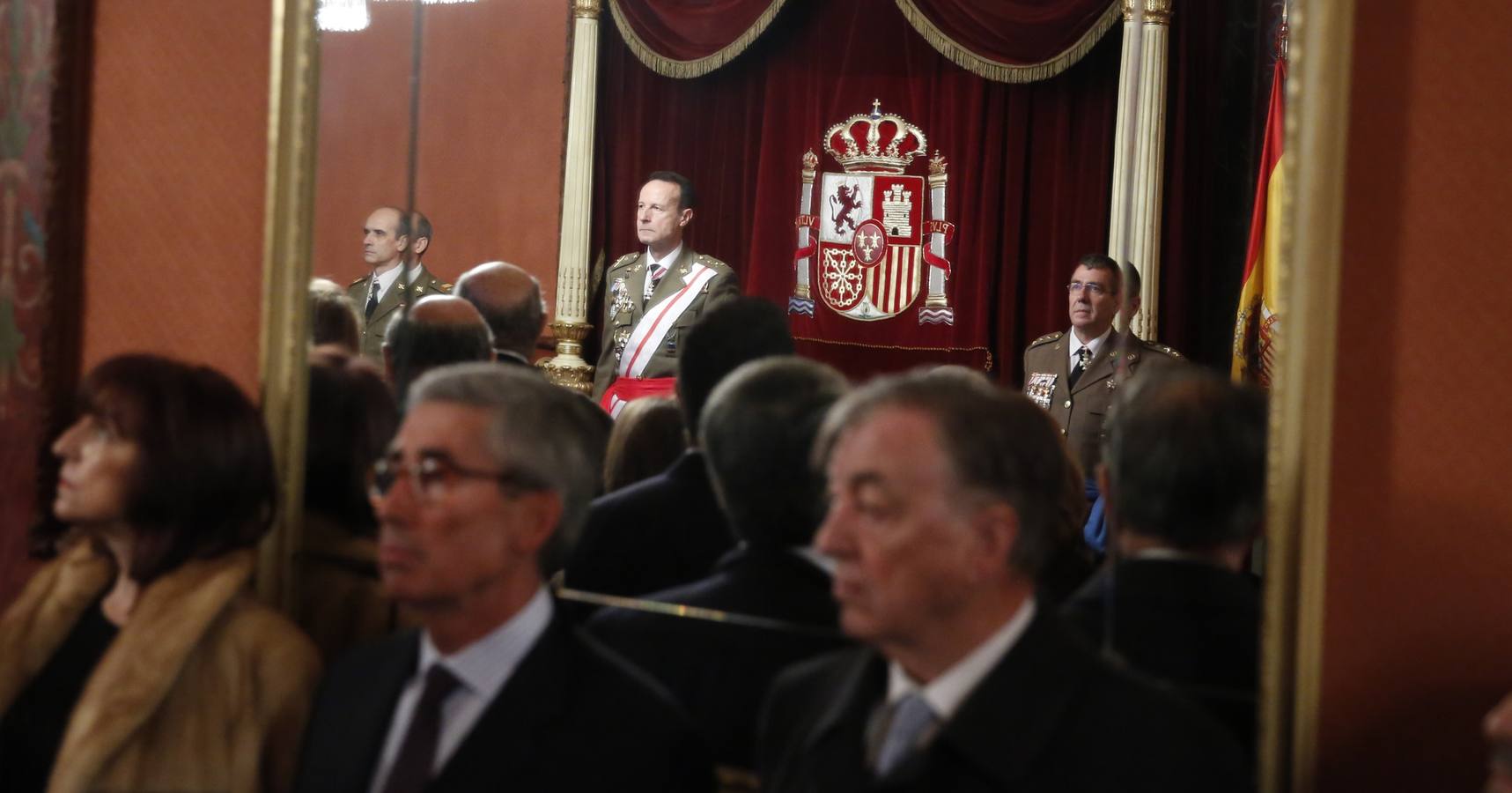 Acto militar en Valladolid con motivo de la Fiesta de la Inmaculada Concepción