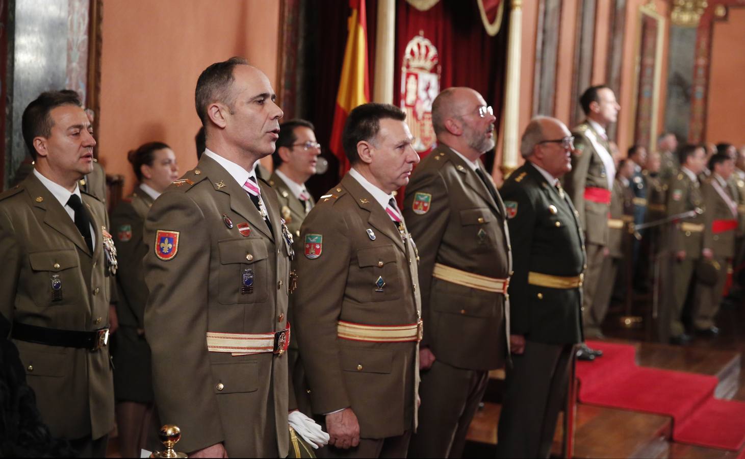 Acto militar en Valladolid con motivo de la Fiesta de la Inmaculada Concepción