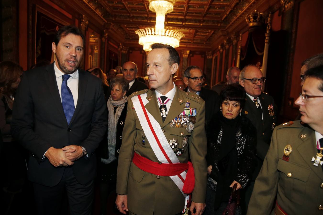 Acto militar en Valladolid con motivo de la Fiesta de la Inmaculada Concepción