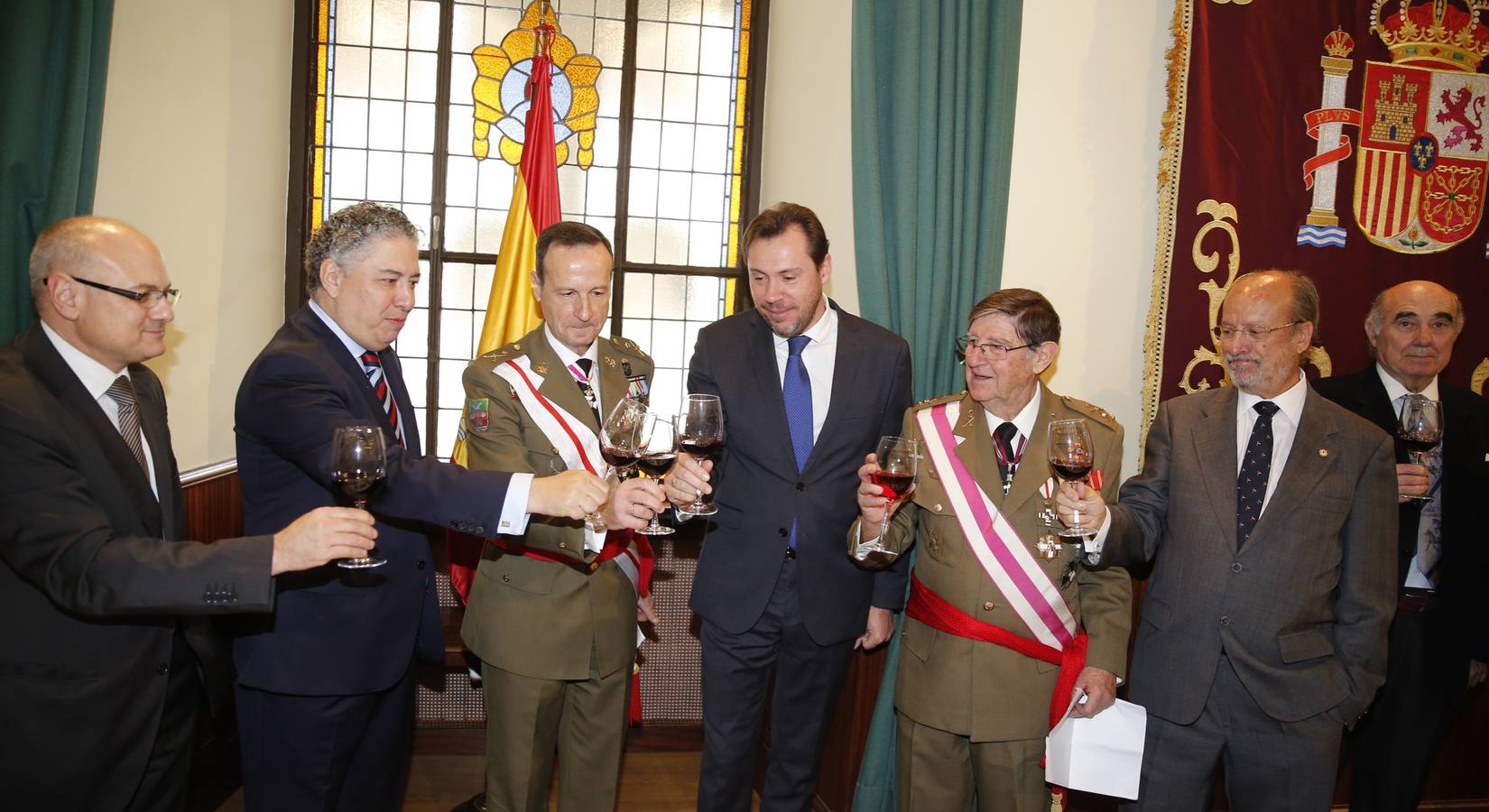 Acto militar en Valladolid con motivo de la Fiesta de la Inmaculada Concepción