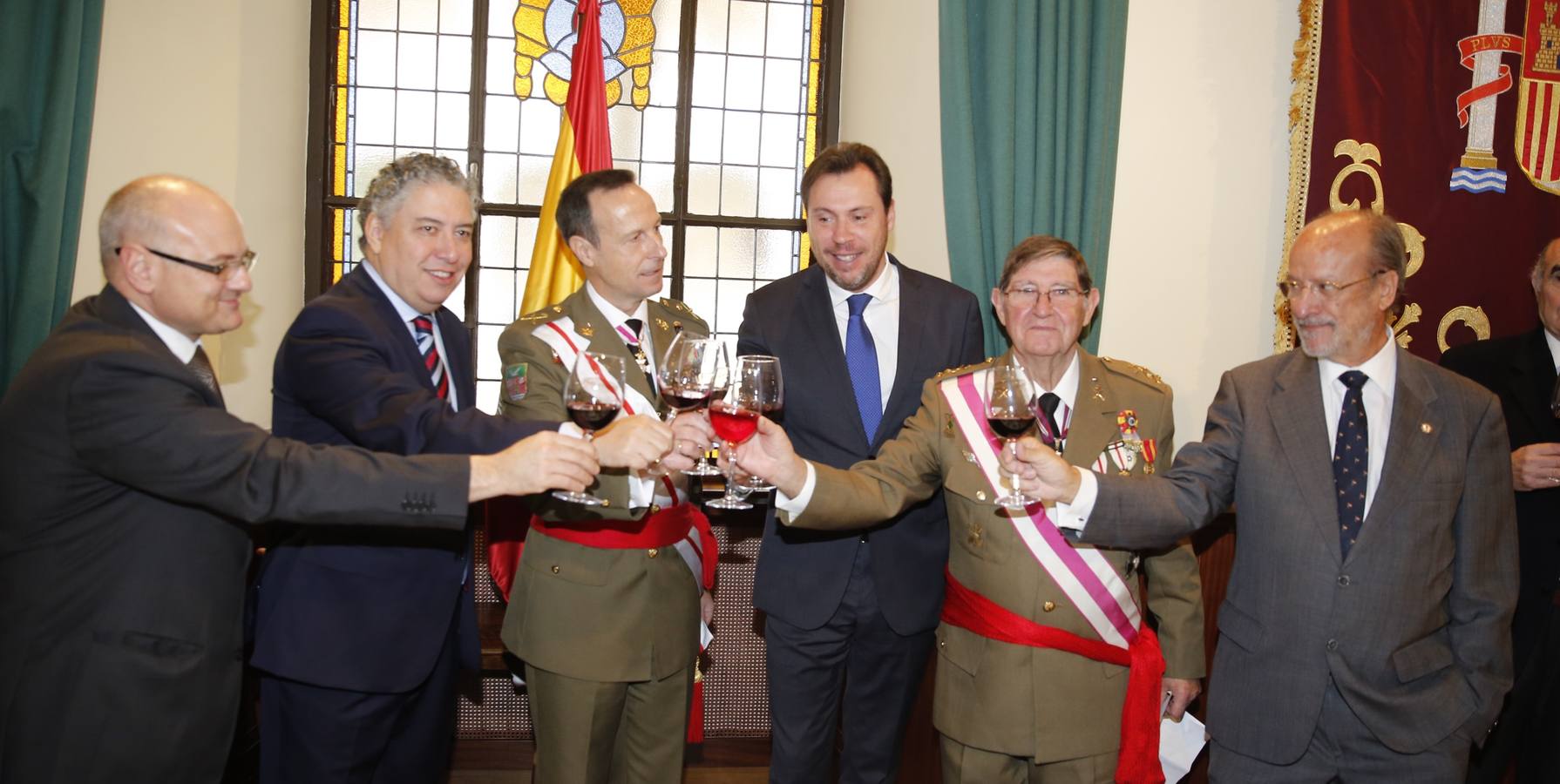 Acto militar en Valladolid con motivo de la Fiesta de la Inmaculada Concepción
