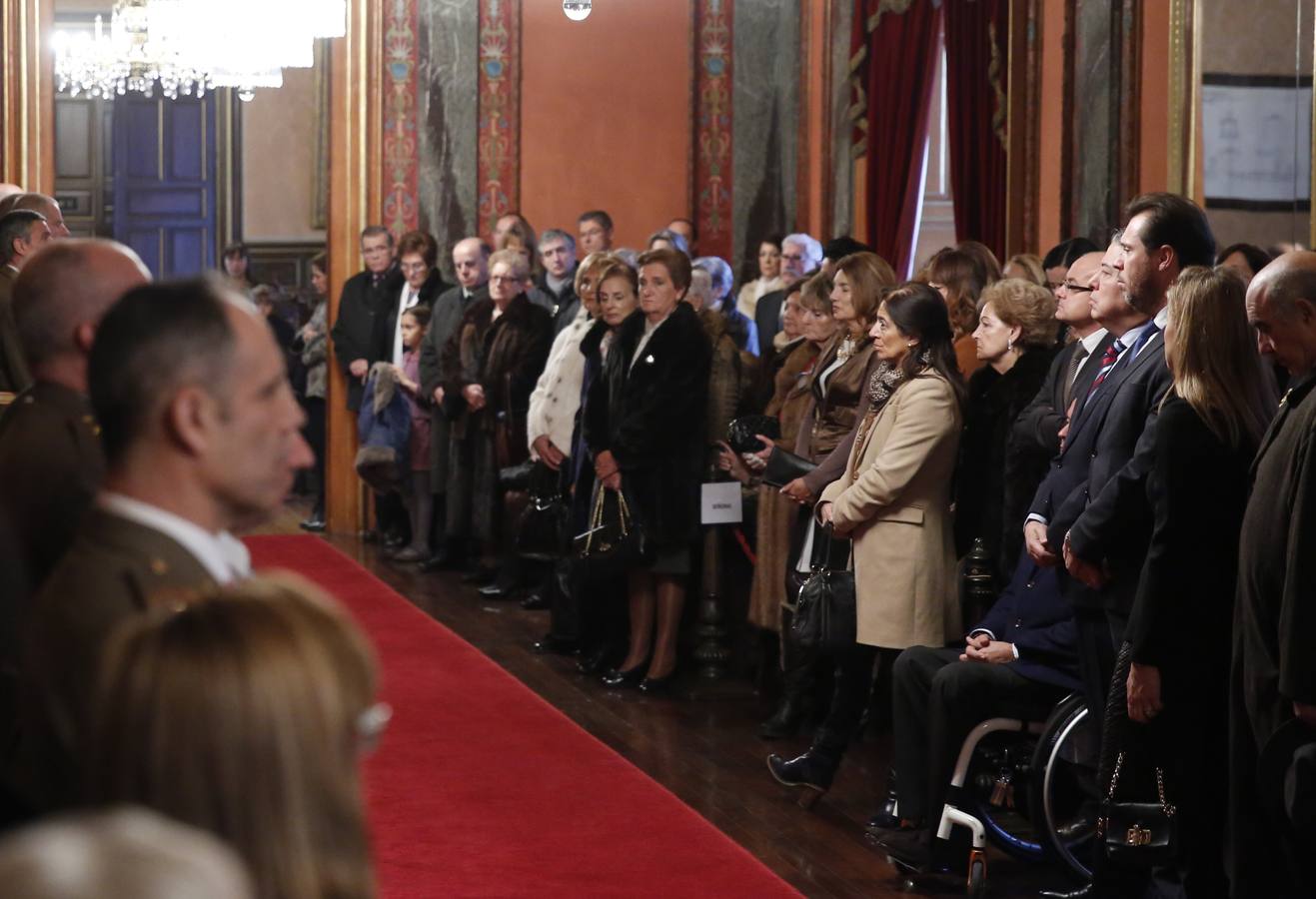 Acto militar en Valladolid con motivo de la Fiesta de la Inmaculada Concepción