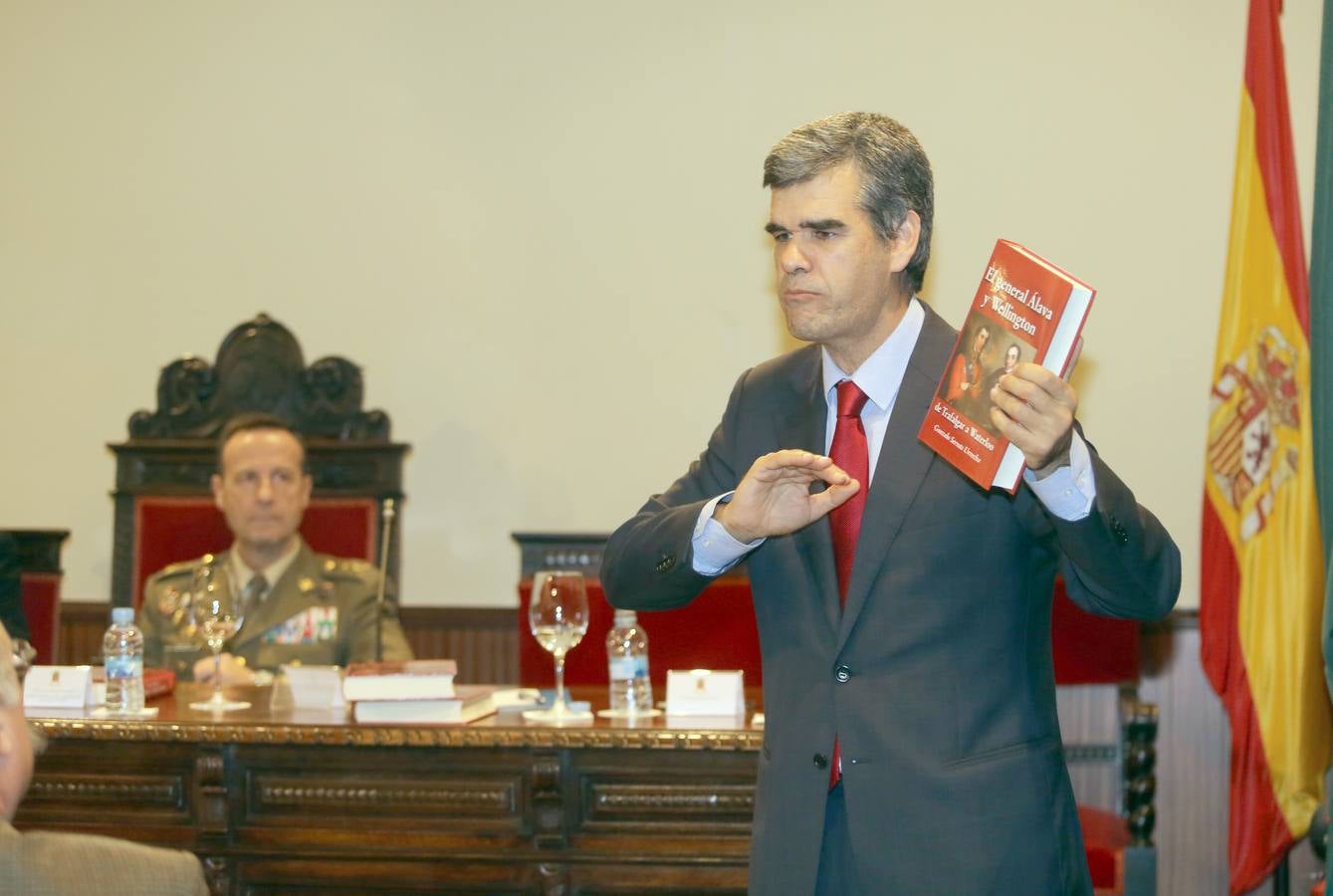 Gonzalo Serrats glosa la figura del general Álava y Wellington en el Aula de Cultura de El Norte de Castilla