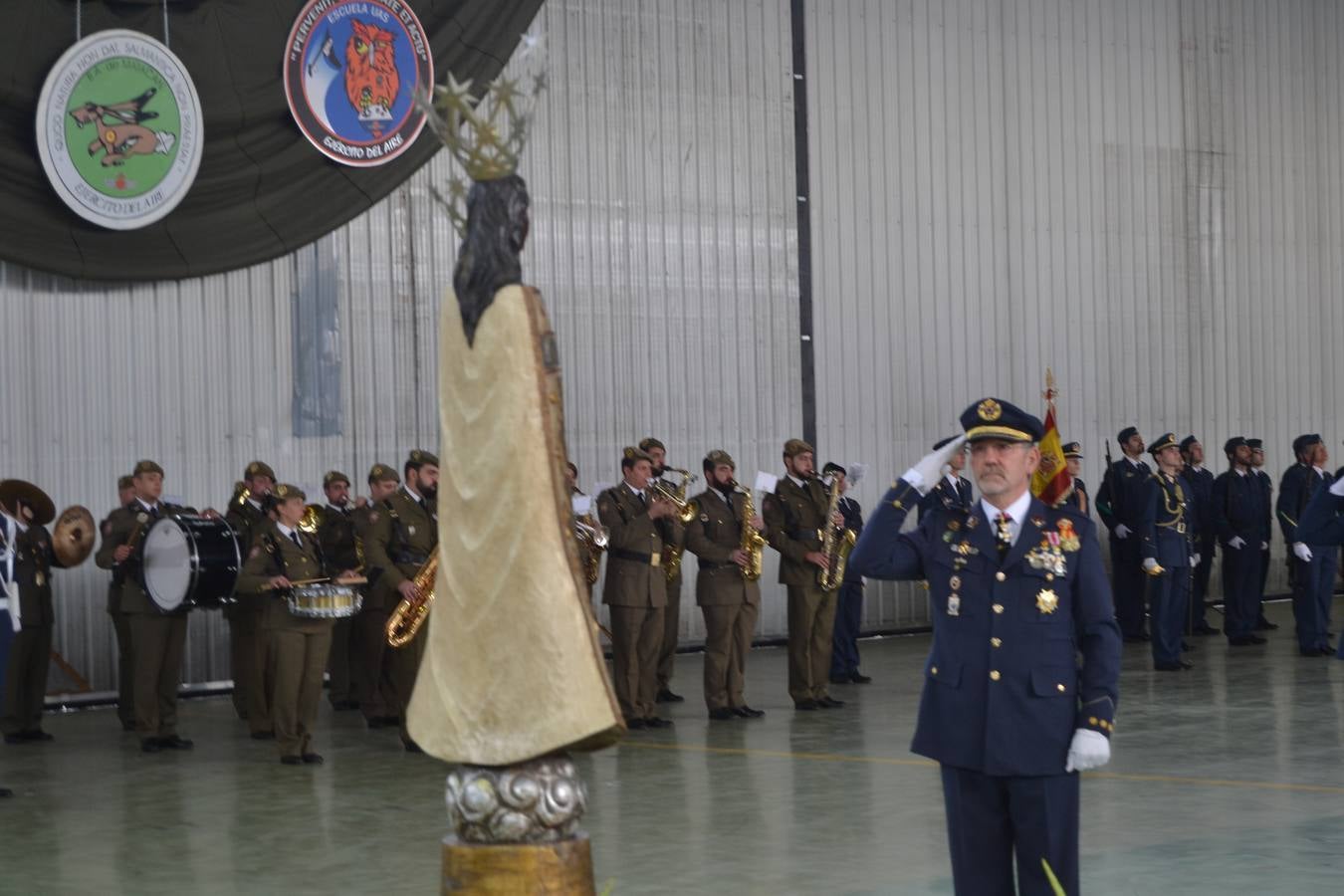 Celebración de la Virgen de Loreto, patrona de la Aviación, en la Base Aérea de Matacán (Salamanca) 2/2