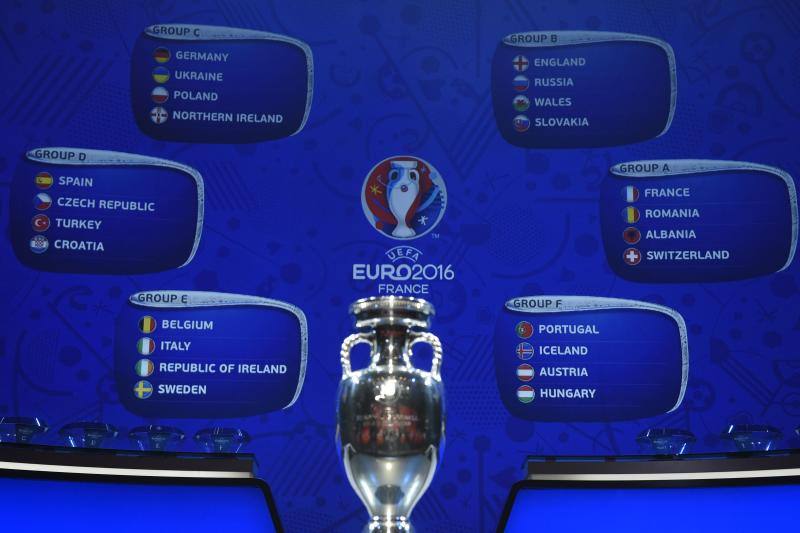 Las mejores imágenes del sorteo de la Eurocopa 2016