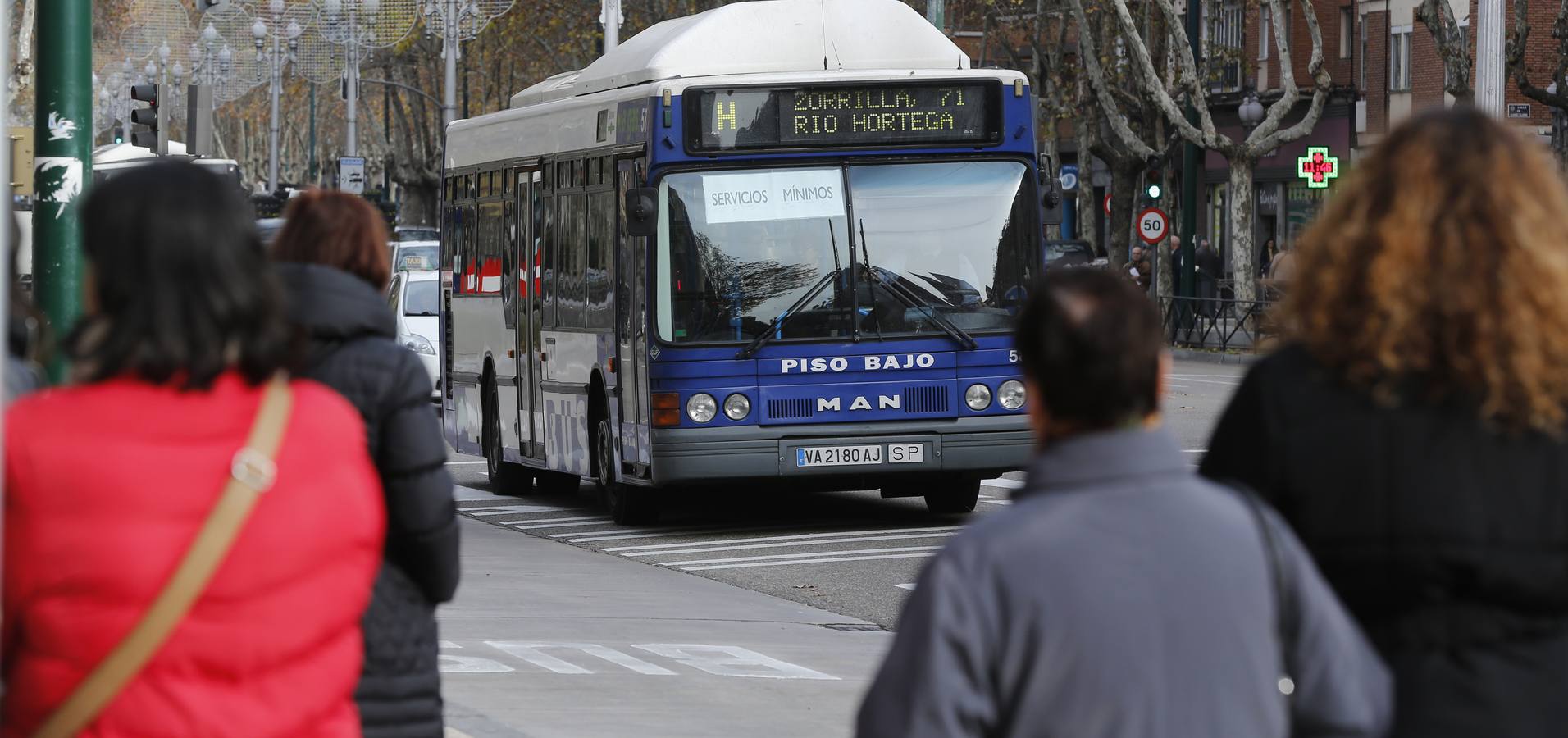 Protesta de los trabajadores de Auvasa