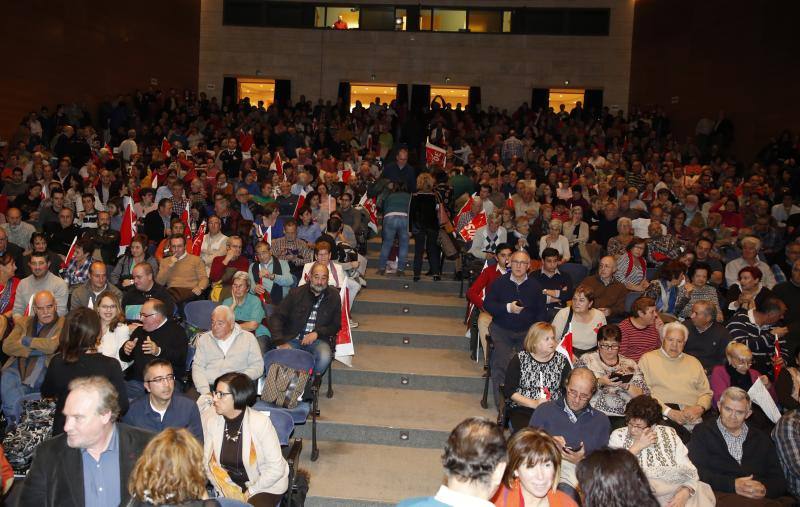Acto del PSOE en Valladolid con José Luis Rodríguez Zapatero