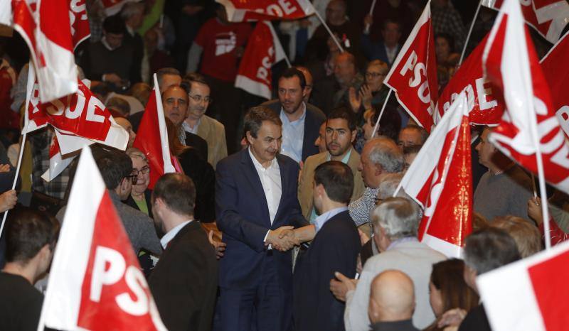 Acto del PSOE en Valladolid con José Luis Rodríguez Zapatero