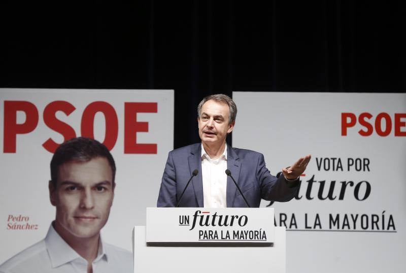 Acto del PSOE en Valladolid con José Luis Rodríguez Zapatero