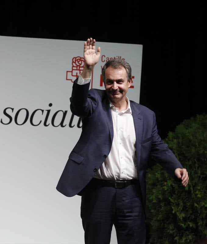 Acto del PSOE en Valladolid con José Luis Rodríguez Zapatero