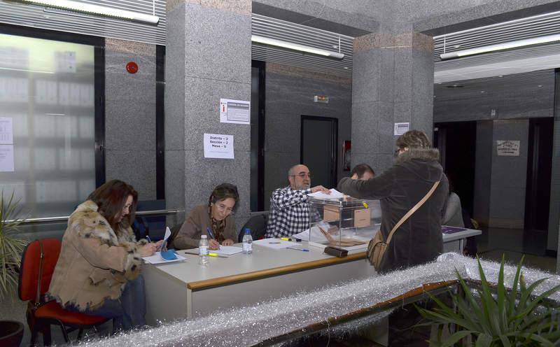 Votaciones de los candidatos en Palencia