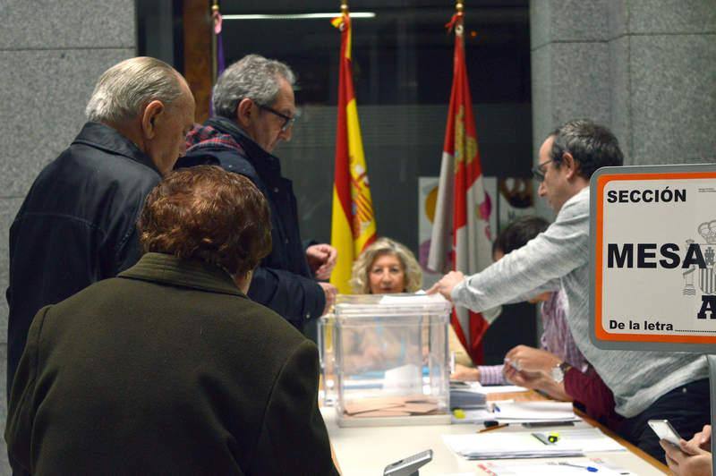 Votaciones de los candidatos en Palencia