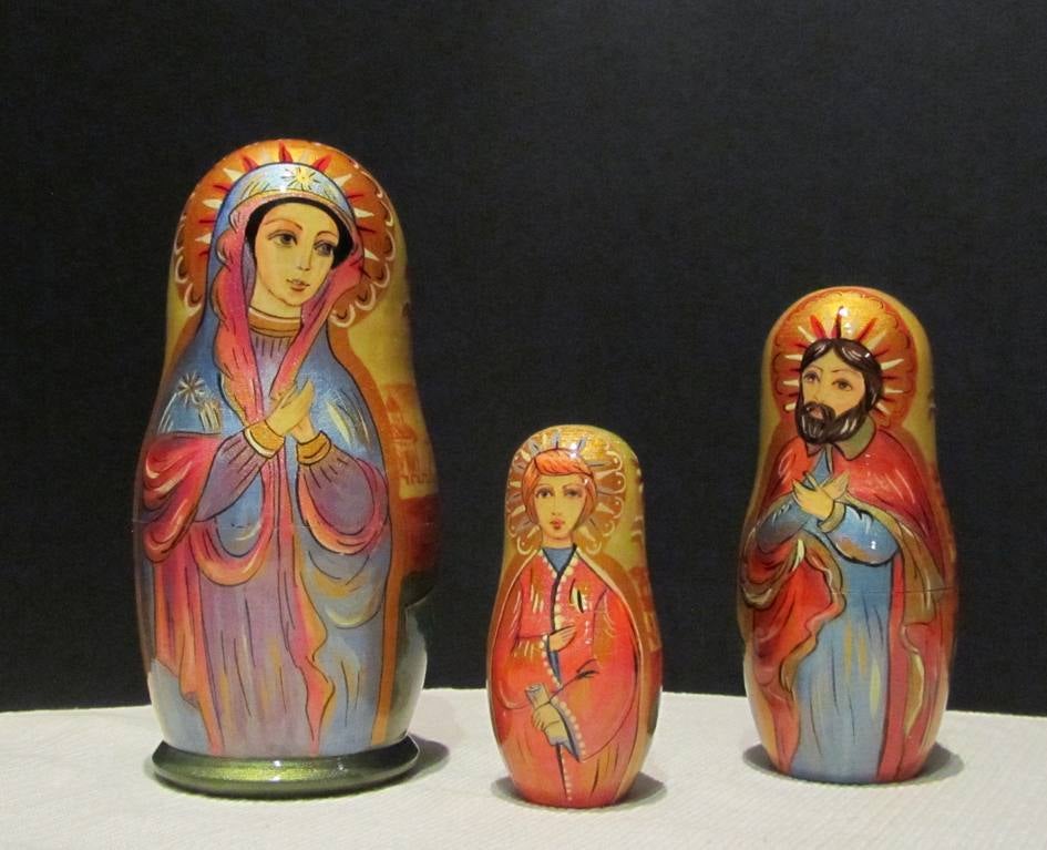 Belén de Rusia de la colección de las Hermanas Clarisas de Ávila.
