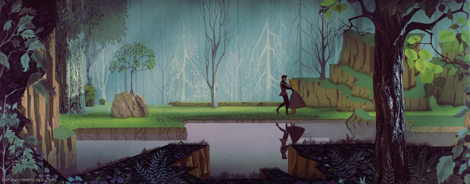 La Bella Durmiente. El bosque en el que vive la protanista está inspirado en New Forest, en el Reino Unido.