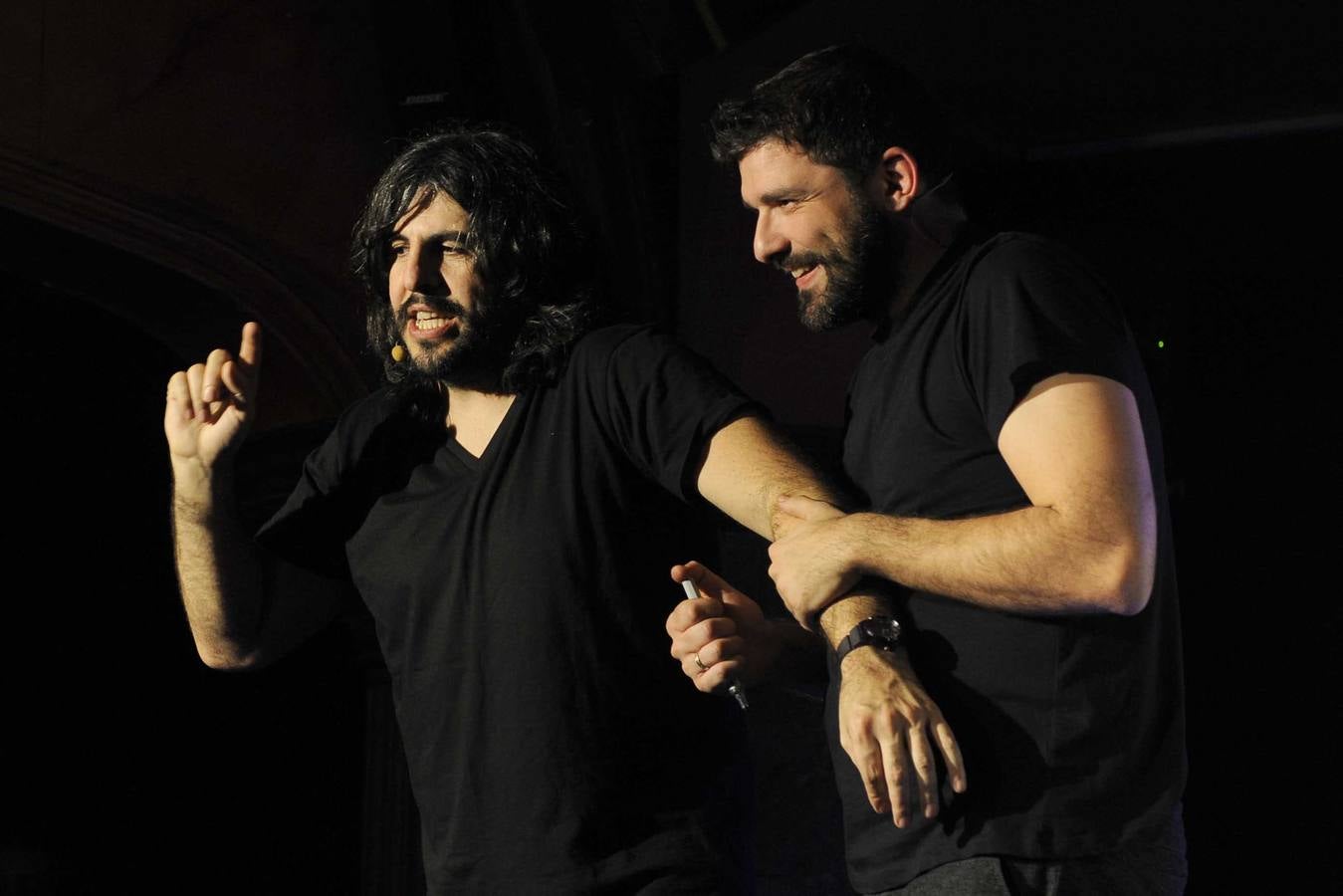 El espectáculo de los monologuistas J. J. Vaquero y Nacho García, en Valladolid