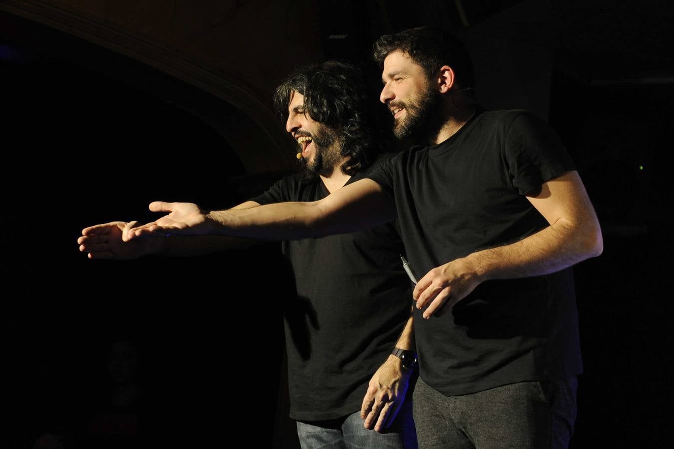 El espectáculo de los monologuistas J. J. Vaquero y Nacho García, en Valladolid