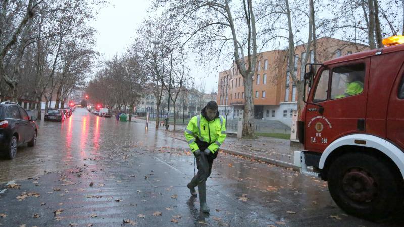 Tromba de agua en Valladolid