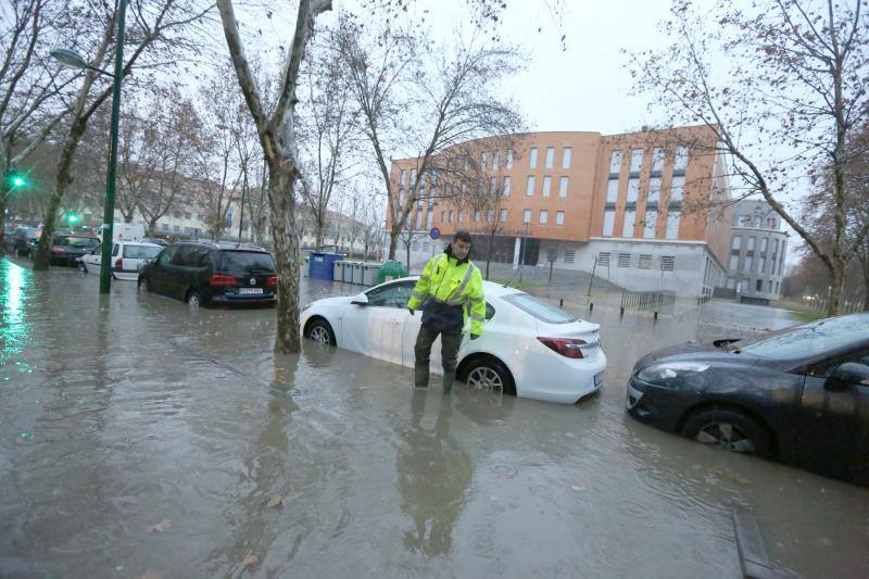 Tromba de agua en Valladolid