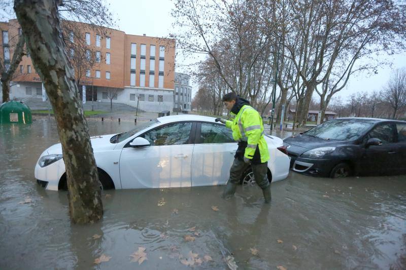 Tromba de agua en Valladolid