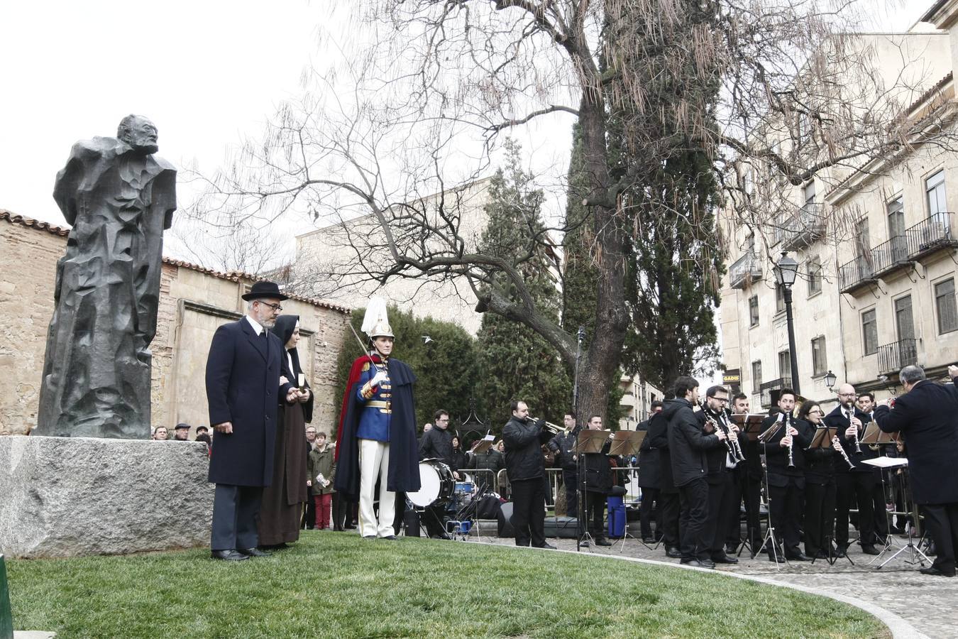 Tradicional homenaje a Miguel de Unamuno