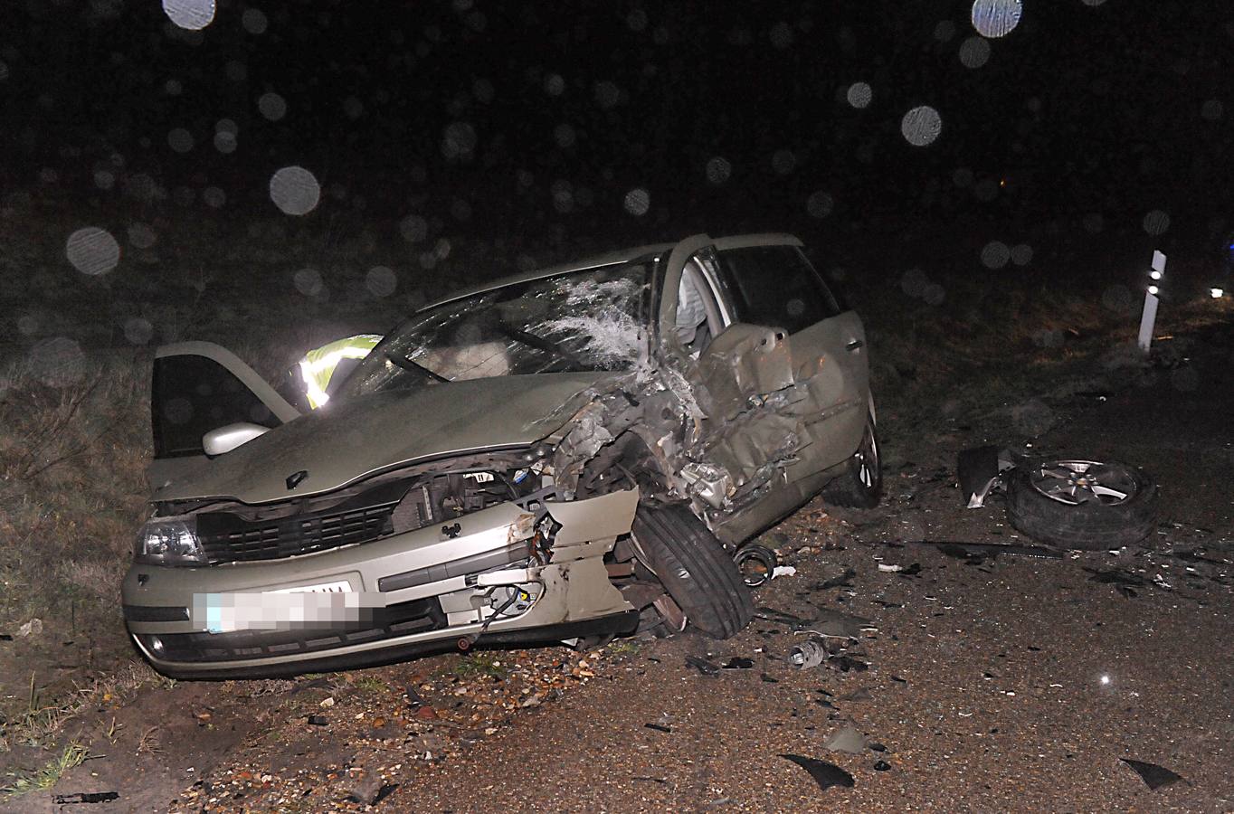 Accidente en Alcazarén