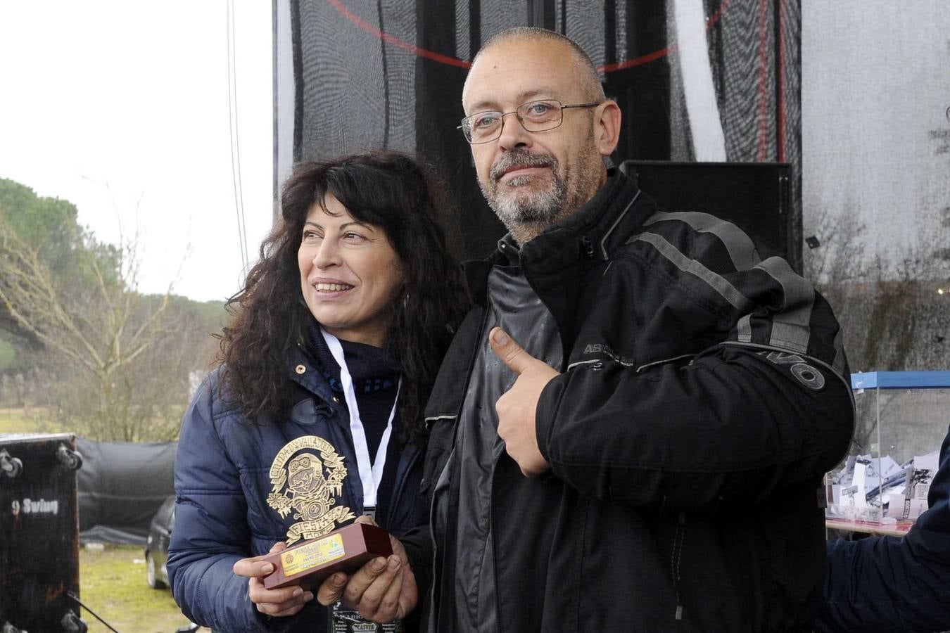 Despedida y entrega de trofeos a los inscritos en la Fiesta de la Moto 2016