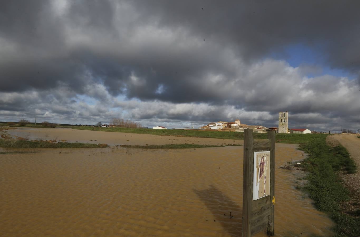 Inundaciones en Tamariz de Campos.